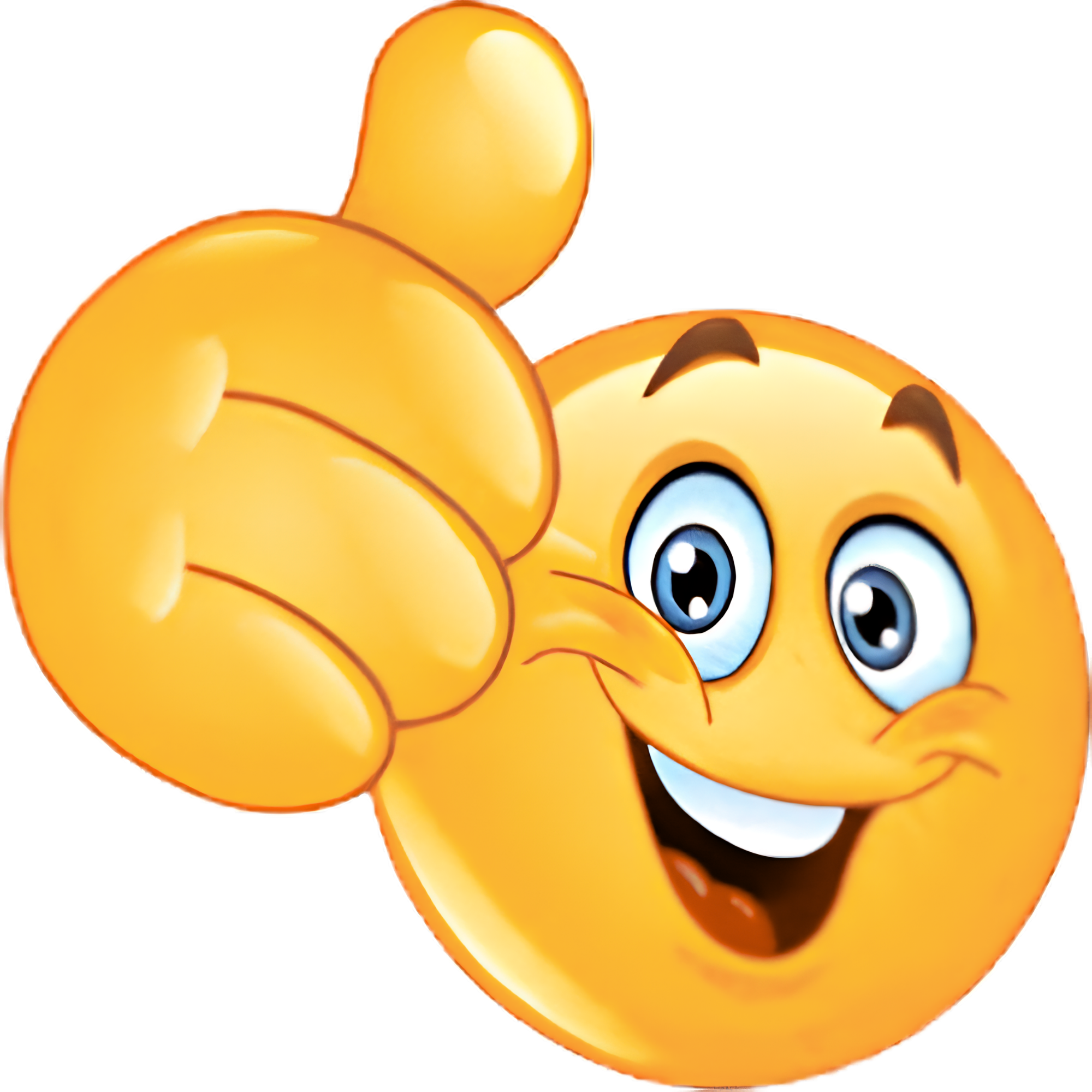 a thumbs up